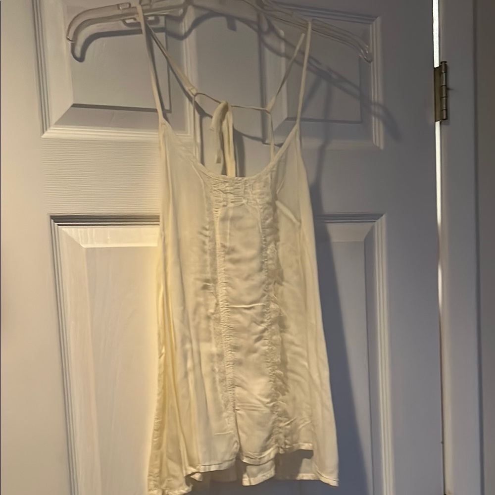 Elegant Cream Women's Top